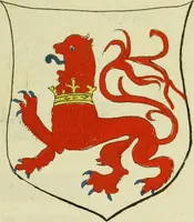 An illustration from Fac simile of an ancient heraldic manuscript (1822)