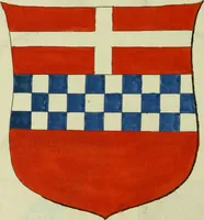 An illustration from Fac simile of an ancient heraldic manuscript (1822)