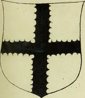 An illustration from Fac simile of an ancient heraldic manuscript (1822)