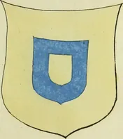 An illustration from Fac simile of an ancient heraldic manuscript (1822)