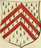 An illustration from Fac simile of an ancient heraldic manuscript (1822)