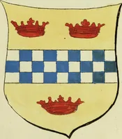 An illustration from Fac simile of an ancient heraldic manuscript (1822)