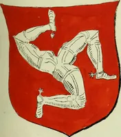 An illustration from Fac simile of an ancient heraldic manuscript (1822)