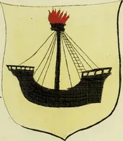 An illustration from Fac simile of an ancient heraldic manuscript (1822)