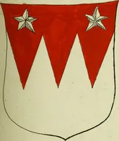 An illustration from Fac simile of an ancient heraldic manuscript (1822)