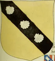 An illustration from Fac simile of an ancient heraldic manuscript (1822)
