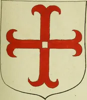 An illustration from Fac simile of an ancient heraldic manuscript (1822)