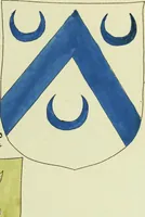 An illustration from Fac simile of an ancient heraldic manuscript (1822)