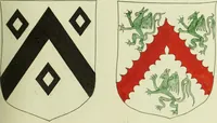 An illustration from Fac simile of an ancient heraldic manuscript (1822)