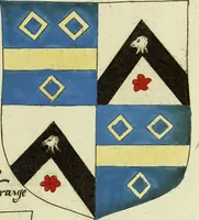 An illustration from Fac simile of an ancient heraldic manuscript (1822)