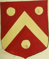 An illustration from Fac simile of an ancient heraldic manuscript (1822)