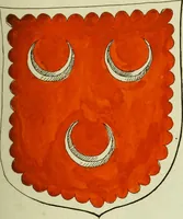 An illustration from Fac simile of an ancient heraldic manuscript (1822)