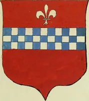 An illustration from Fac simile of an ancient heraldic manuscript (1822)