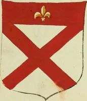 An illustration from Fac simile of an ancient heraldic manuscript (1822)
