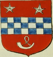 An illustration from Fac simile of an ancient heraldic manuscript (1822)