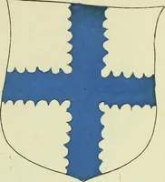 An illustration from Fac simile of an ancient heraldic manuscript (1822)