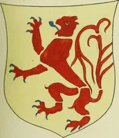 An illustration from Fac simile of an ancient heraldic manuscript (1822)
