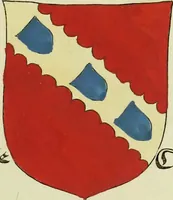 An illustration from Fac simile of an ancient heraldic manuscript (1822)