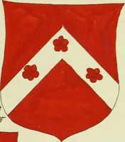 An illustration from Fac simile of an ancient heraldic manuscript (1822)