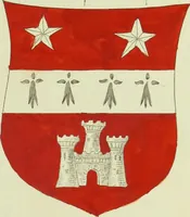 An illustration from Fac simile of an ancient heraldic manuscript (1822)