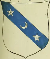 An illustration from Fac simile of an ancient heraldic manuscript (1822)