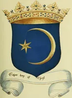 An illustration from Fac simile of an ancient heraldic manuscript (1822)