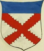 An illustration from Fac simile of an ancient heraldic manuscript (1822)