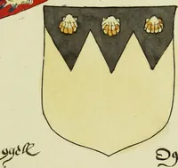 An illustration from Fac simile of an ancient heraldic manuscript (1822)