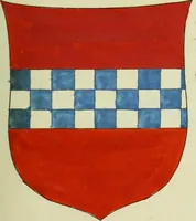 An illustration from Fac simile of an ancient heraldic manuscript (1822)