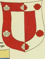 An illustration from Fac simile of an ancient heraldic manuscript (1822)