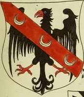 An illustration from Fac simile of an ancient heraldic manuscript (1822)
