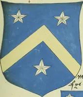 An illustration from Fac simile of an ancient heraldic manuscript (1822)