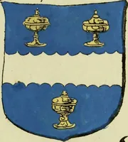 An illustration from Fac simile of an ancient heraldic manuscript (1822)