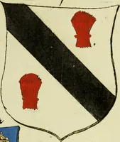 An illustration from Fac simile of an ancient heraldic manuscript (1822)