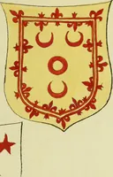 An illustration from Fac simile of an ancient heraldic manuscript (1822)
