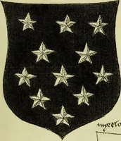 An illustration from Fac simile of an ancient heraldic manuscript (1822)
