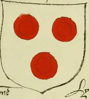 An illustration from Fac simile of an ancient heraldic manuscript (1822)