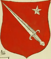 An illustration from Fac simile of an ancient heraldic manuscript (1822)