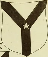 An illustration from Fac simile of an ancient heraldic manuscript (1822)