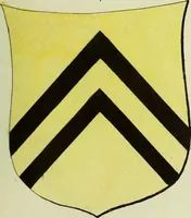 An illustration from Fac simile of an ancient heraldic manuscript (1822)