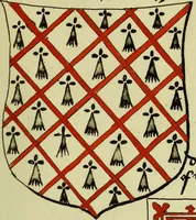 An illustration from Fac simile of an ancient heraldic manuscript (1822)