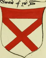 An illustration from Fac simile of an ancient heraldic manuscript (1822)