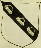 An illustration from Fac simile of an ancient heraldic manuscript (1822)