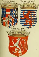 An illustration from Fac simile of an ancient heraldic manuscript (1822)