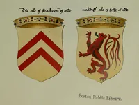 Picture 44 of 165 from Fac simile of an ancient heraldic manuscipt : emblazoned by Sir David Lyndsay of the Mount. Lyon king of armes 1542 (1878), leaf 103