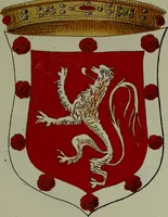 An illustration from Fac simile of an ancient heraldic manuscipt : emblazoned by Sir David Lyndsay of the Mount. Lyon king of armes 1542 (1878)