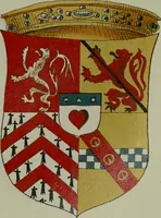 An illustration from Fac simile of an ancient heraldic manuscipt : emblazoned by Sir David Lyndsay of the Mount. Lyon king of armes 1542 (1878)
