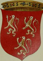 An illustration from Fac simile of an ancient heraldic manuscipt : emblazoned by Sir David Lyndsay of the Mount. Lyon king of armes 1542 (1878)