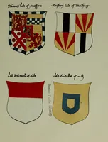 An illustration from Fac simile of an ancient heraldic manuscipt : emblazoned by Sir David Lyndsay of the Mount. Lyon king of armes 1542 (1878)