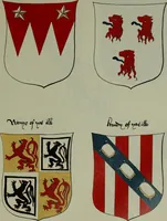 Picture 80 of 165 from Fac simile of an ancient heraldic manuscipt : emblazoned by Sir David Lyndsay of the Mount. Lyon king of armes 1542 (1878), leaf 165